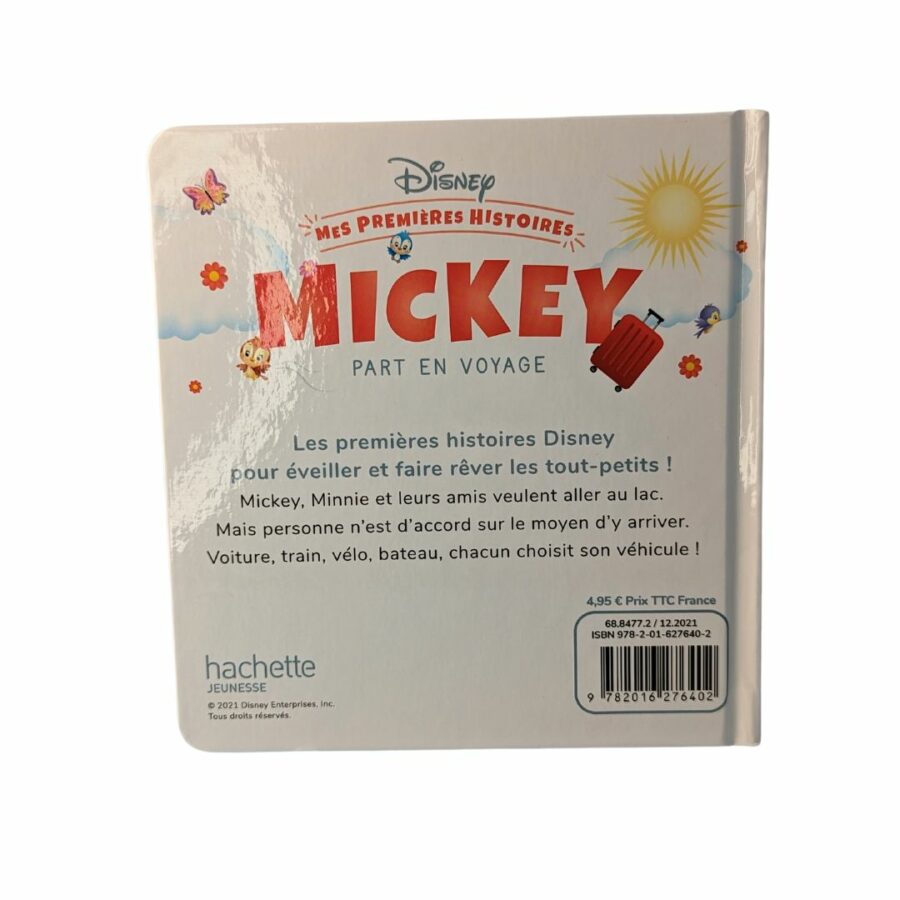 Résumé de Mickey part en voyage : Mickey, Minnie et leurs amis veulent aller au lac. Mais personne n'est d'accord sur le moyen d'y arriver. Voiture, train, bateau, chacun choisit son véhicule ! 