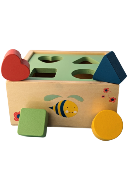 Boîte à forme en bois pour bébé