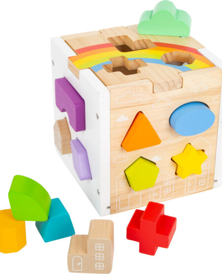 Cube avec formes à mettre dedans, jouet bébé