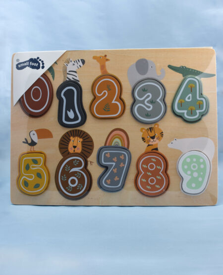 Puzzle chiffres en bois pour bébé