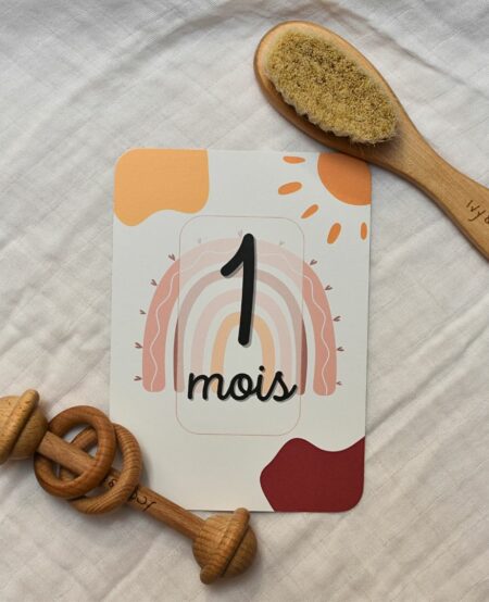 Carte étape bébé 1 mois